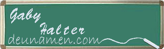 Gaby Halter Visitenkarte
